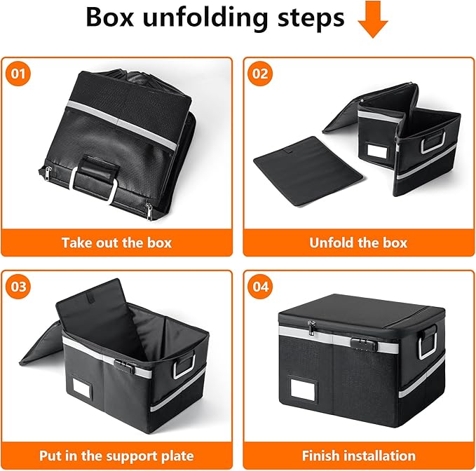 2000°F Fireproof & Waterproof Document Box - Image 5