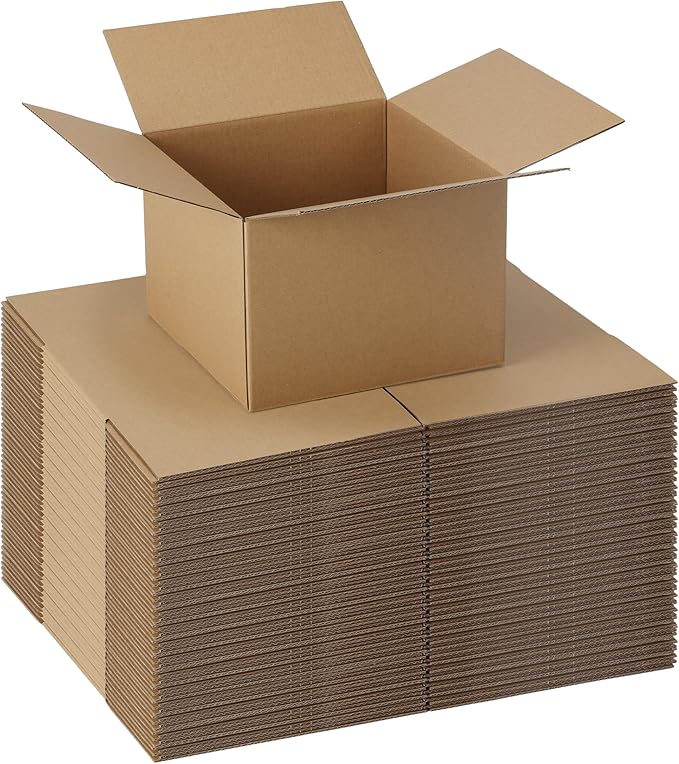 CRUGLA 40 Packs 7x7x5 Shipping Boxes by CRUGLA