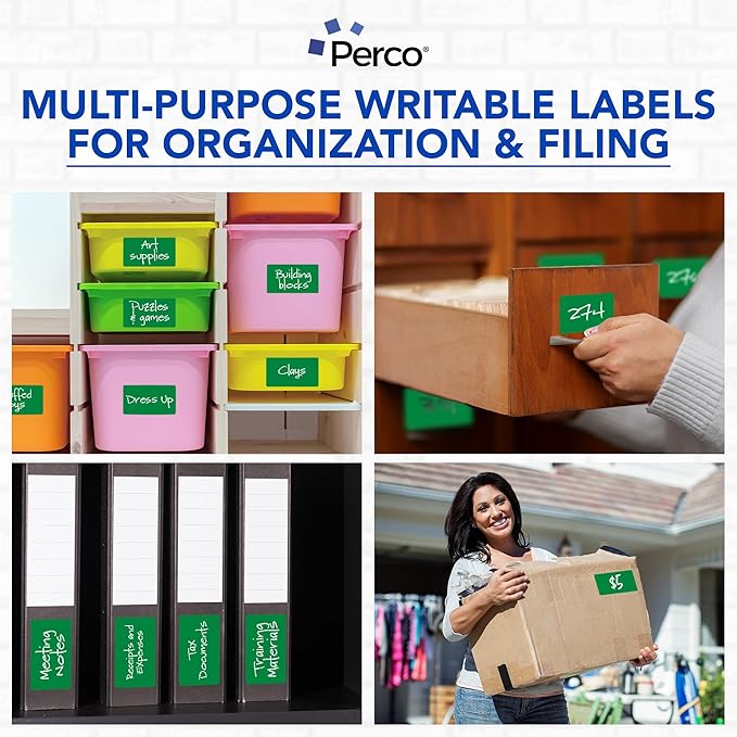 Perco Green Labels 3x5 Inch 500 Stickers/Roll - Image 4