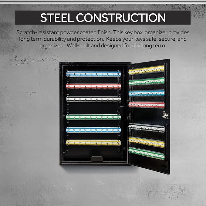 Durabox 200 Position Steel Key Cabinet - Image 5
