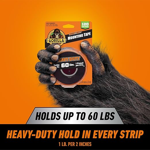 Gorilla Heavy Duty Double Sided Mounting Tape - Image 7