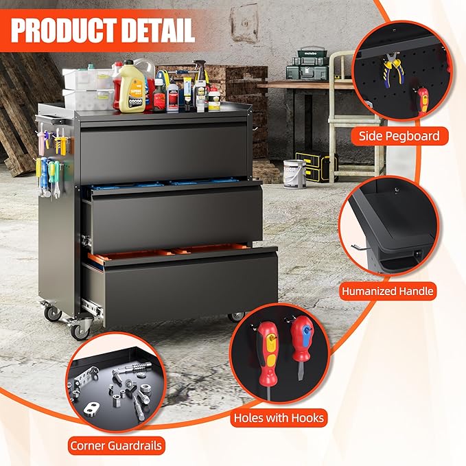 Aobabo Tool Storage Garage Cabinet - Image 6