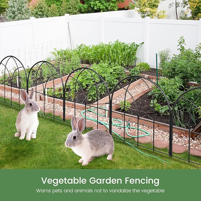 Small 12.55"*16.53" Decorative Garden Fencing Border, No Dig Fences Barrier - Image 6