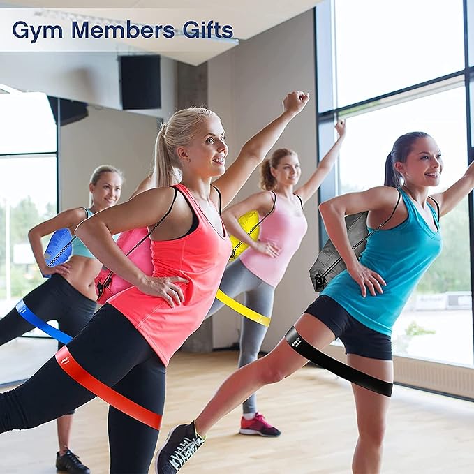 90 Pcs Workout Loop Resistance Bands Bulk, Gym Elastic Bands Set - Image 2
