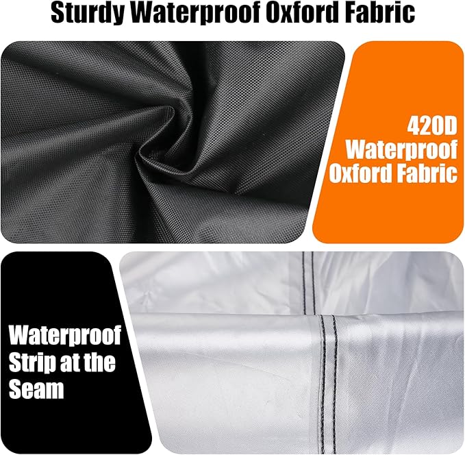 Kasla Storage Cabinet Cover, Outdoor Chest Storage Waterproof Cover, - Image 3