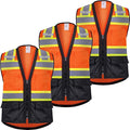 ProtectX 6 Pockets High Visibility Safety Vest by ProtectX