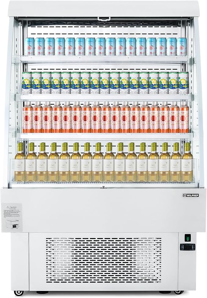 Wilprep 39"" Vertical Open Air Merchandiser by Wilprep
