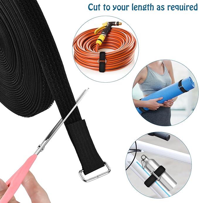 0.75" x39.4ft Hook and Loop Straps - Image 4
