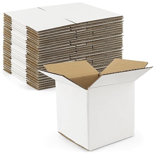 Golden State Art 4x4x4 Inches White Shipping Boxes 28 Pack, Corrugated - Image 9