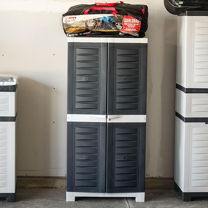 Sunnydaze Lockable Storage Cabinet - Image 7