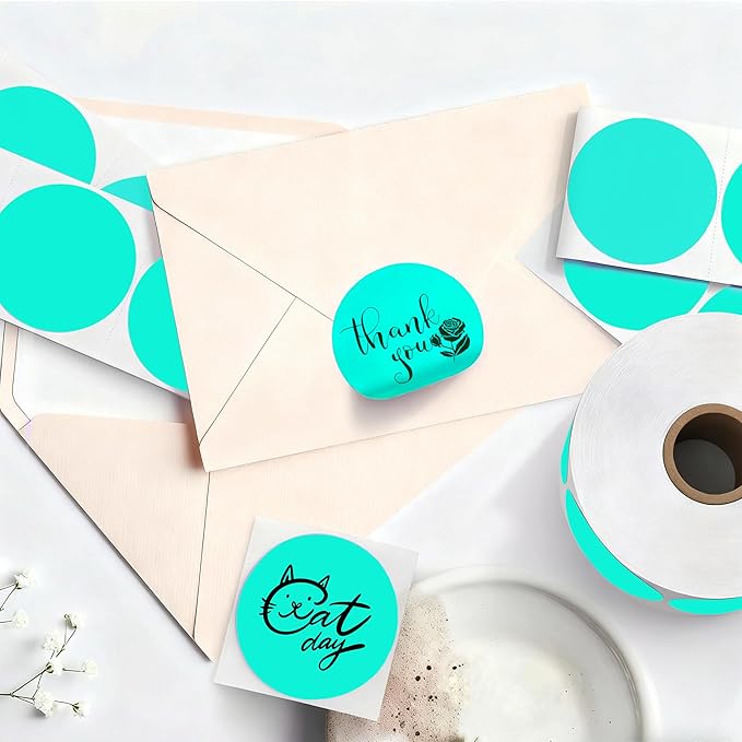 2 inch Dot Stickers Labels Circle Garage Sale Sticker 750Pcs Round Thermal - Image 7