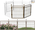 Decorative Garden Fence 24in x44in, Thicken 2 Panels Metal No Dig Outdoor Dog by GardnerPet
