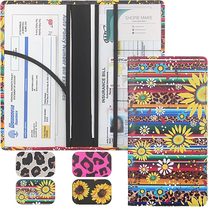 Premium Car Registration & Insurance Card Holder by LumiMokki
