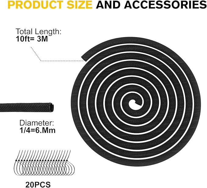 Cord Protectors from Pets No Chew, Ultra Durable Wire Protector Cord Covers - Image 7
