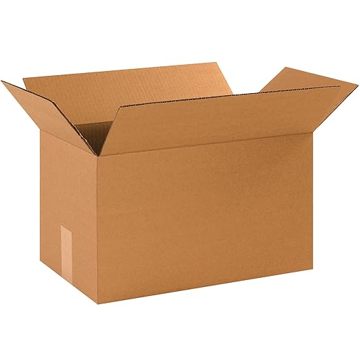 BOX USA Shipping Boxes 13"L x 10"W x 5"H 25-Pack Long Corrugated Boxes by BOXUSA