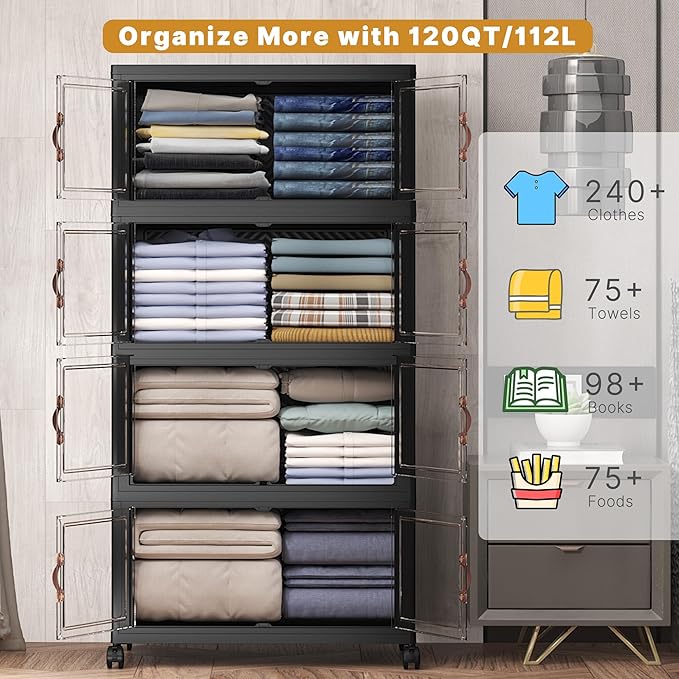 Extra Large Stackable Storage Bins - Image 3