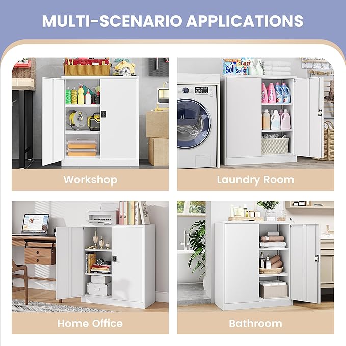 Metal Storage Cabinet，Garage Storage Cabinet - Image 5