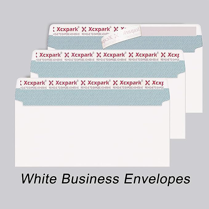 120 PCS #10 White Self Seal Kraft 4-1/8 x 9-1/2 inches Security Envelopes - Image 4