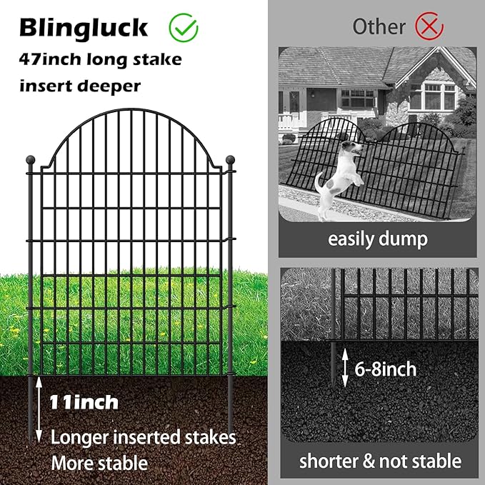 Decorative Metal Garden Fence - Image 3