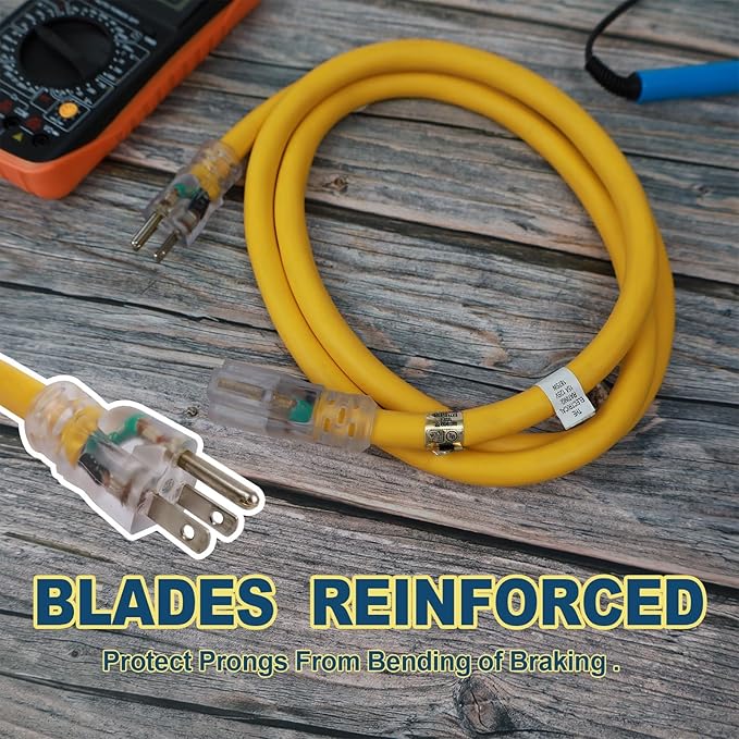 EP 15 Ft Lighted Outdoor Extension Cord - Image 3
