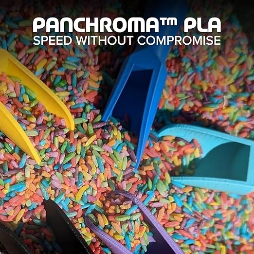 Panchroma PLA Azure Blue 3D Printer Filament, 1kg Spool, High Speed Printing - Image 2