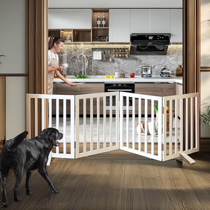ZJSF Freestanding Indoor Dog Gate - Image 2