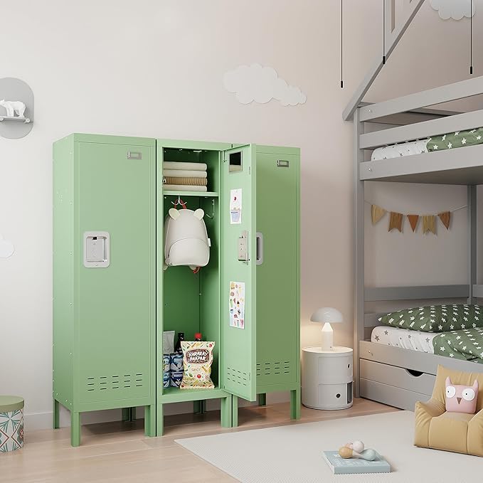 Metal Kids Locker, Metal Cabinet Storage Lockers, Lockable - Image 8