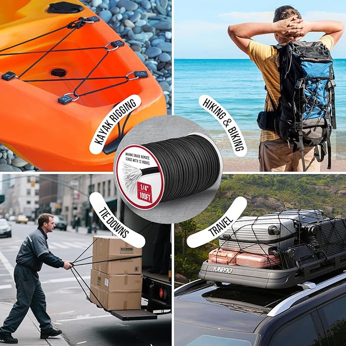 Marine Grade Heavy Duty Bungee Cord Roll - Image 7