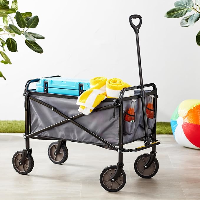 Amazon Basics Collapsible Folding Heavy Duty Utility Wagon - Image 6