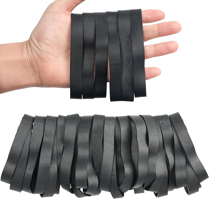 HAIDIBAO-Rubber Bands 40 Pcs size#105 Big black rubber band large Elastic Band - Image 4