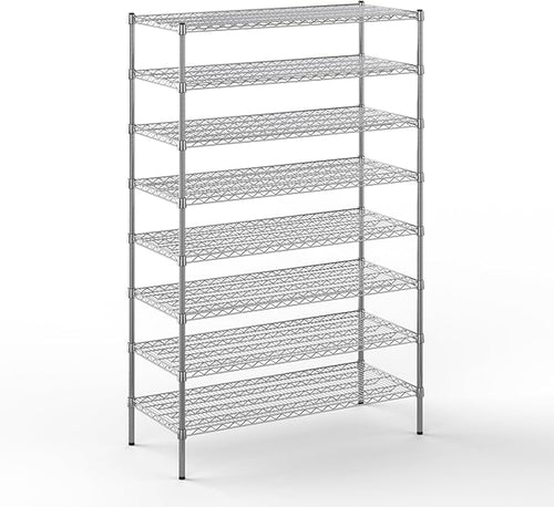 21" Deep x 48" Wide x 74" Height Wire Shelving Kit | 8-Tier | NSF Commercial by Regal+Altair