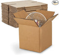 MT Products Sturdy Kraft Corrugated Cardboard Shipping Boxes 7" x 7" x 7" by MTProducts