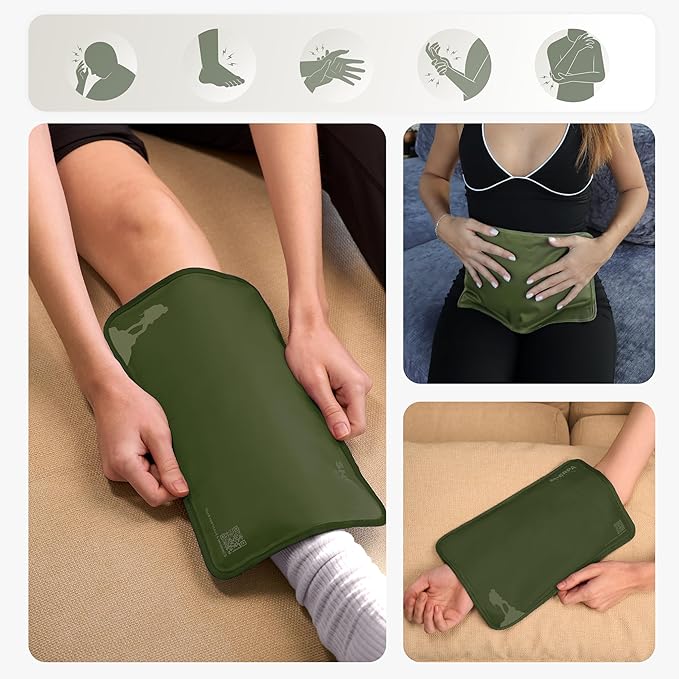 Medium Flexible Gel Ice Packs for Injuries Reusable - Image 3
