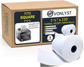Receipt Paper Roll 3 1/8 x 230 for Square Register and Square POS System by VonlystReceiptPaperSpecialist