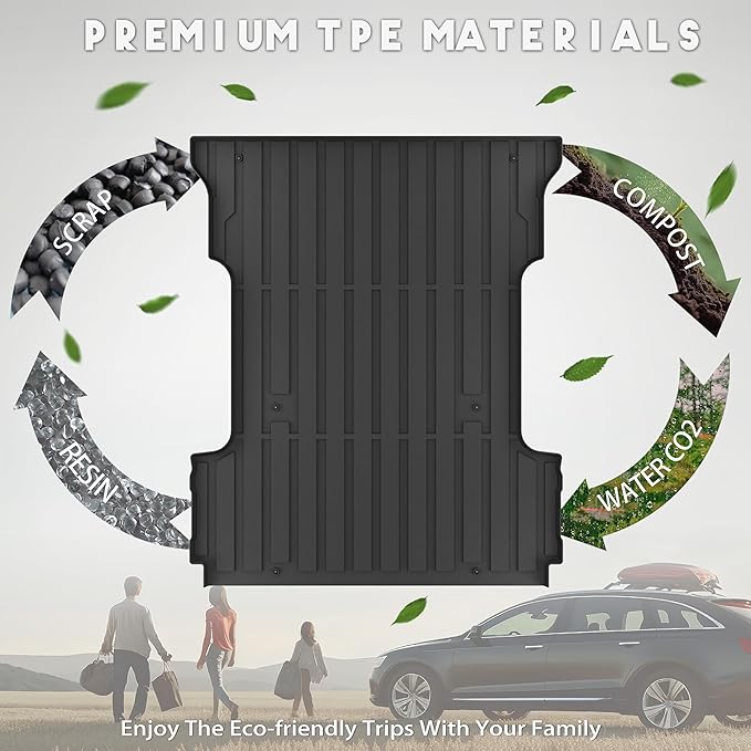 KARPAL 6.5FT Truck Bed Mat for Ford F150 & Lightning Standard Bed 2015-2025 - Image 8