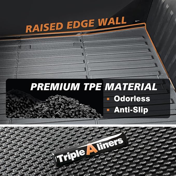 TripleAliners Premium Extra Thick Truck Bed Mat Compatible - Image 6