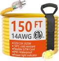 HUANCHAIN 150 ft 14/3 Gauge Heavy Duty Outdoor Extension Cord Waterproof by huanchain