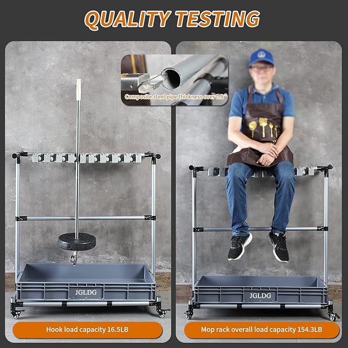 Generic Multifunctional Cleaning Cart and Tool Organizer - Image 6