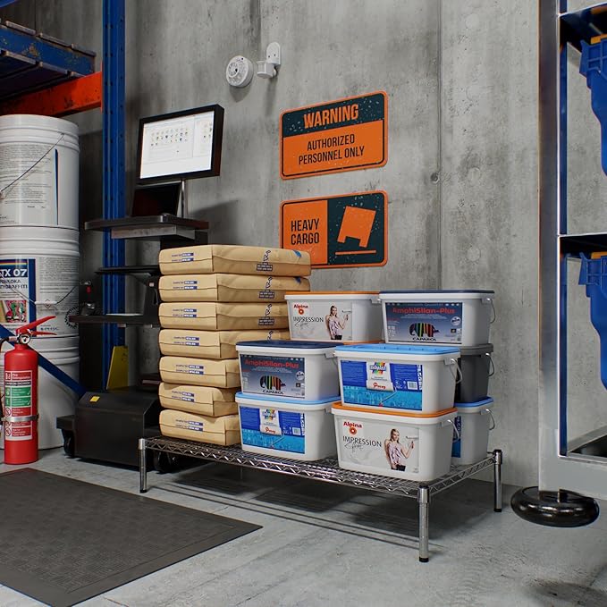 24" Deep x 48" Wide x 8" Height Wire Shelving Kit | 1-Tier | NSF Commercial - Image 8