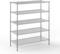 21" Deep x 54" Wide x 64" Height Wire Shelving Kit | 5-Tier | NSF Commercial by Regal+Altair