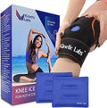 Knee Ice Wrap by Kinetic Labs – Reusable Hot & Cold Gel Pack by KineticLabs