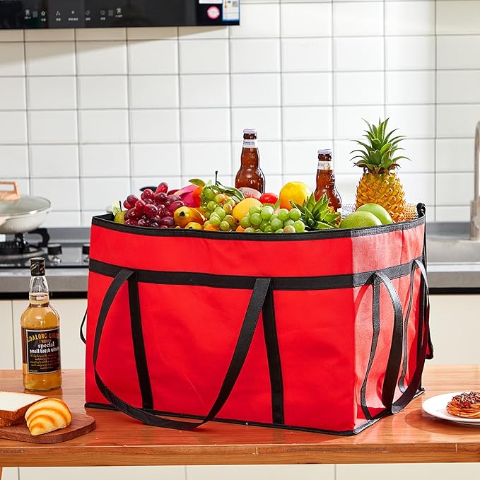 Maxcheck 2 Pcs Insulated Bags for Food Delivery XXXL Large Capacity Hot Grocery - Image 4