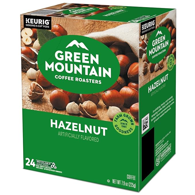 Green Mountain Coffee Roasters Hazelnut Coffee, Keurig Single-Serve K-Cup pods - Image 19