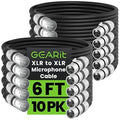 GEARit XLR Male to Female Microphone Cable 3-Pin Balanced Shielded Mixer by GEARit