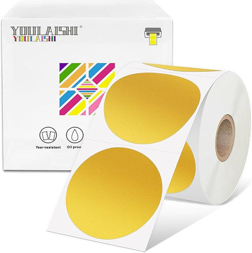 2 inch Dot Stickers Labels Circle Garage Sale Sticker 750Pcs Round Thermal by YOULAISHI