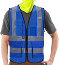 A-SAFETY High Visibility Mesh Safety Reflective Vest by A-SAFETY