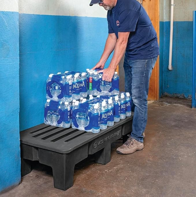 PolyMight Heavy-Duty Plastic Poly Dunnage Rack - Image 4