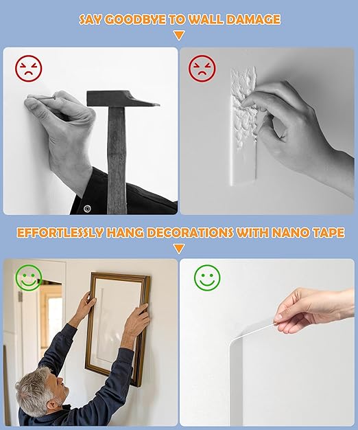 PPB Double Sided Adhesive Tape Heavy Duty, Removable Mounting Tape, Nano Tape - Image 6
