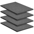 DECOHS 4 Pcs Polyurethane Foam Sheet- 16 x 12 x 1 Inch Cuttable Foam Inserts by DECOHS
