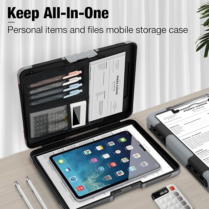 Sooez Toughest Clipboard with Storage, Internal Pen Pouch Included, Letter/ A4 - Image 4